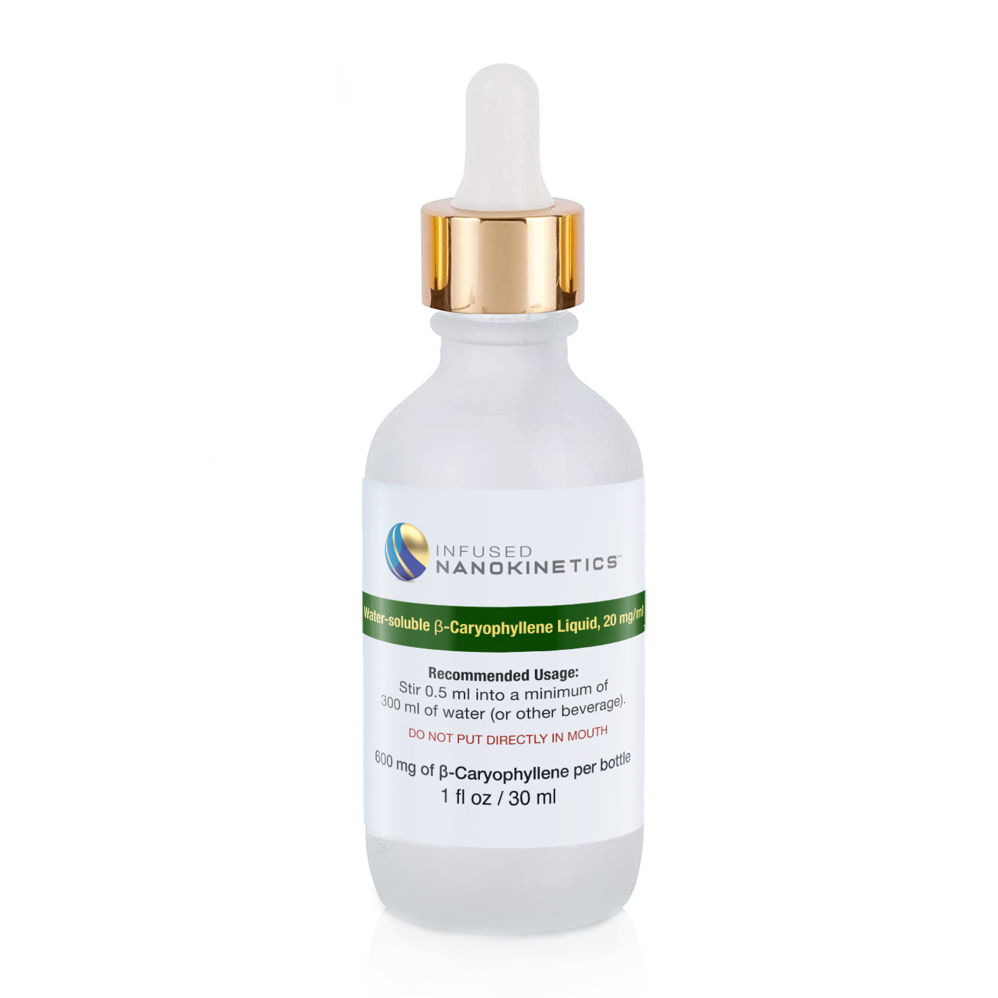 Water-Soluble β-Caryophyllene Translucent Liquid, 20 mg/ml - Nanokinetics