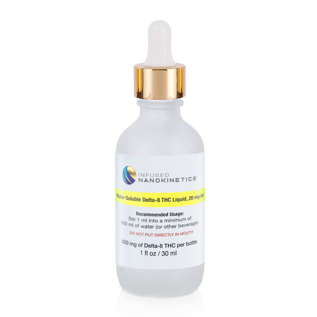 water soluble Delta 8 thc nanoemulsion