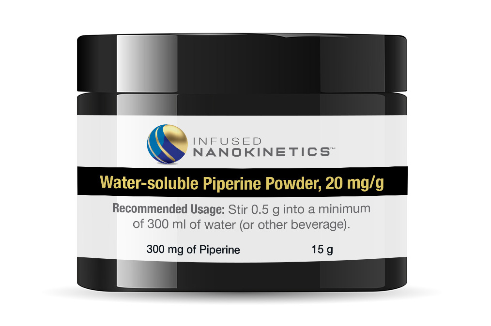 Water-soluble piperine powder